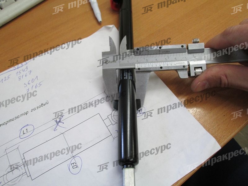 Стойка газовая 283A6-40501