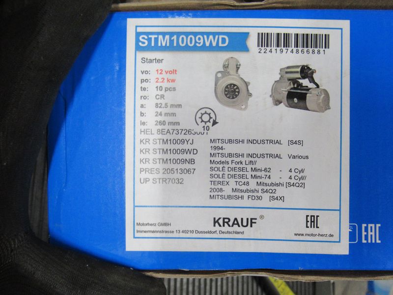 Стартер MITSUBISHI S4S 32A66-10101