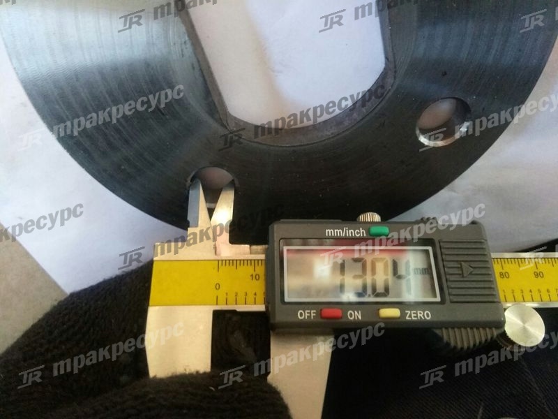 Пластина круглая нижнего сочленения рамы XG932II