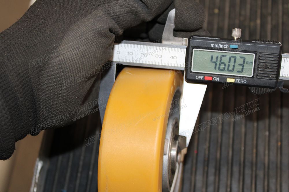 Колесо опорное 125x40 PU