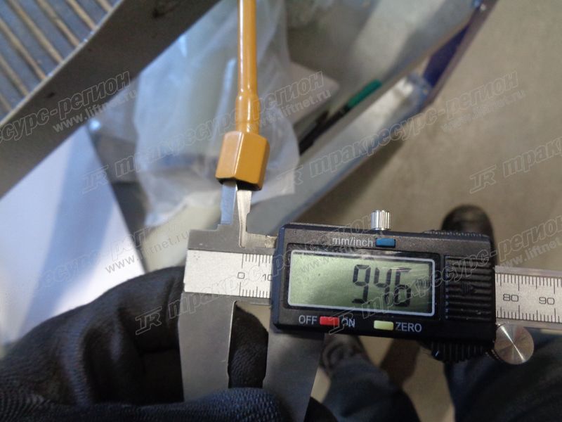 Стальная труба в сборе от насоса к передней оси 30808000469