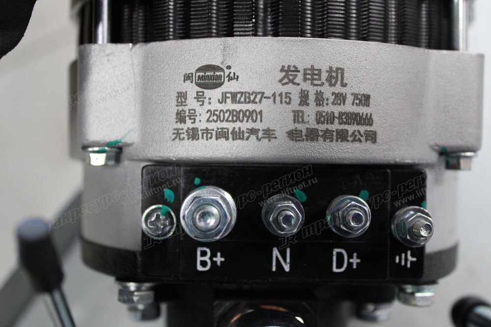 Генератор Xinchai 4D35ZG3128B (с охлаждением) (4D27T30-52000-10)